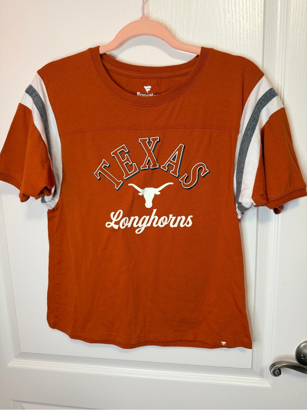 Fanatics Texas Longhorns Burnt Orange Long-Sleeve Tee with White Accents